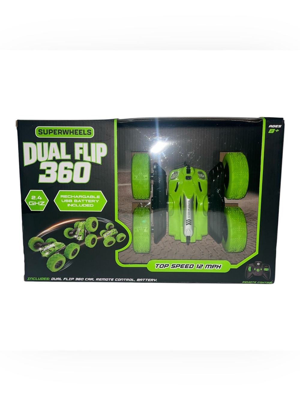 RC Stunt Car 360 Double Sided Flip Remote Control Toy Car